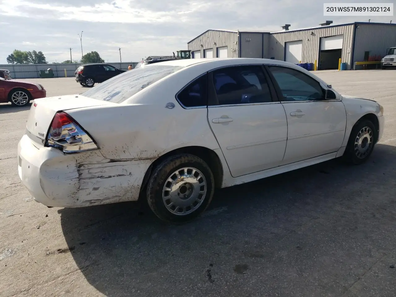 2009 Chevrolet Impala Police VIN: 2G1WS57M891302124 Lot: 56649145