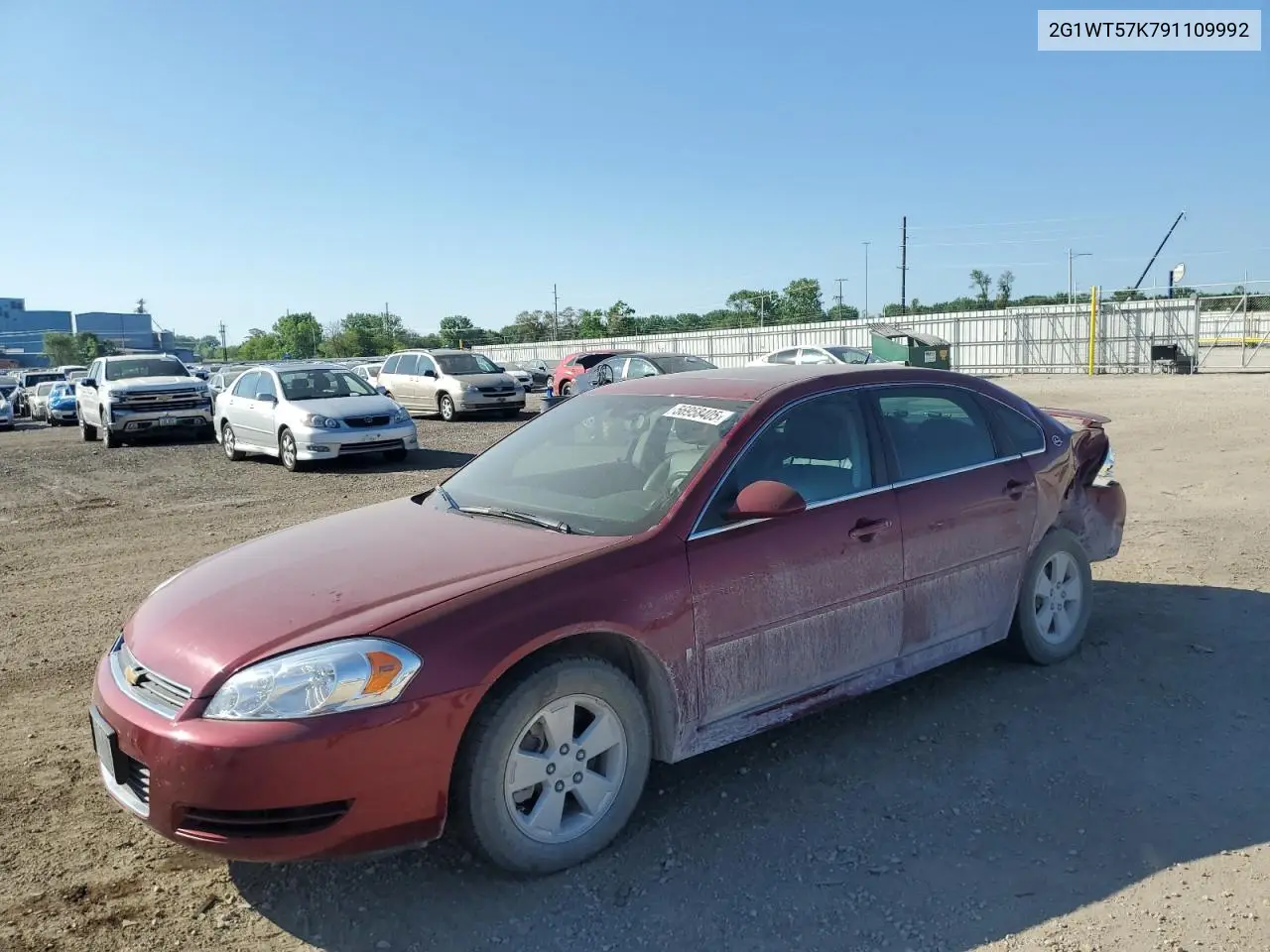 2009 Chevrolet Impala 1Lt VIN: 2G1WT57K791109992 Lot: 56958405