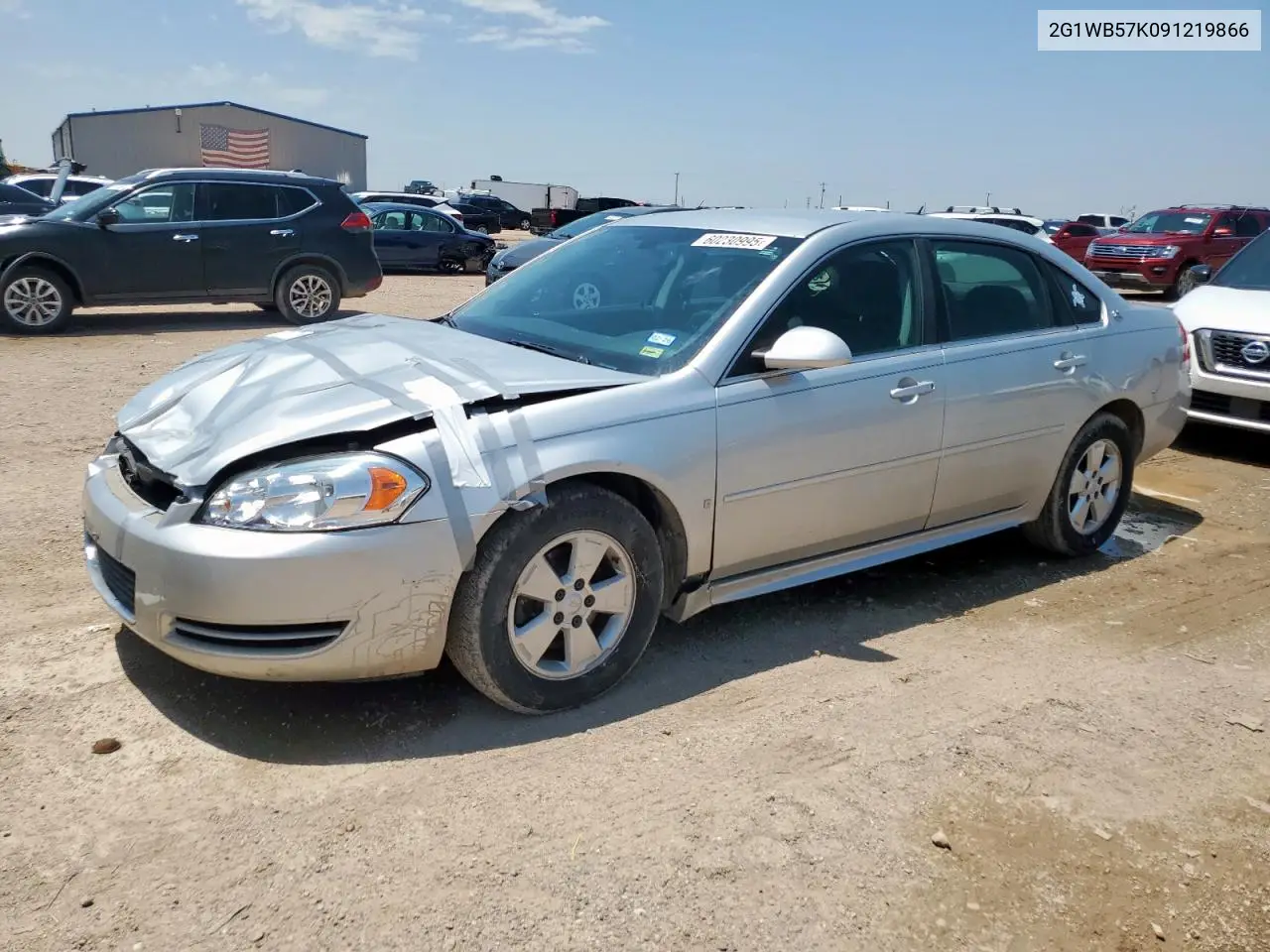 2009 Chevrolet Impala Ls VIN: 2G1WB57K091219866 Lot: 60230995