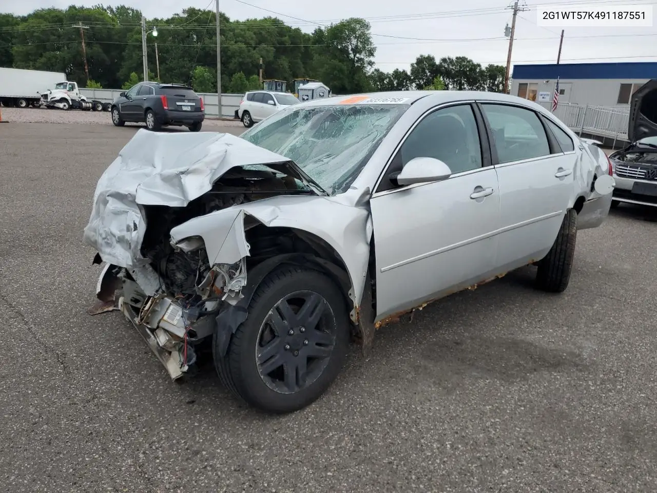 2009 Chevrolet Impala 1Lt VIN: 2G1WT57K491187551 Lot: 62316765