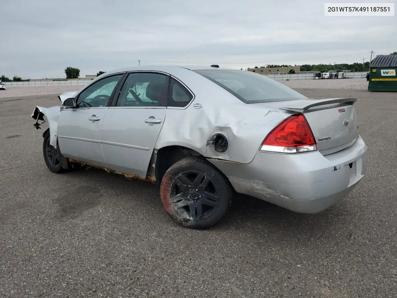 2009 Chevrolet Impala 1Lt VIN: 2G1WT57K491187551 Lot: 62316765