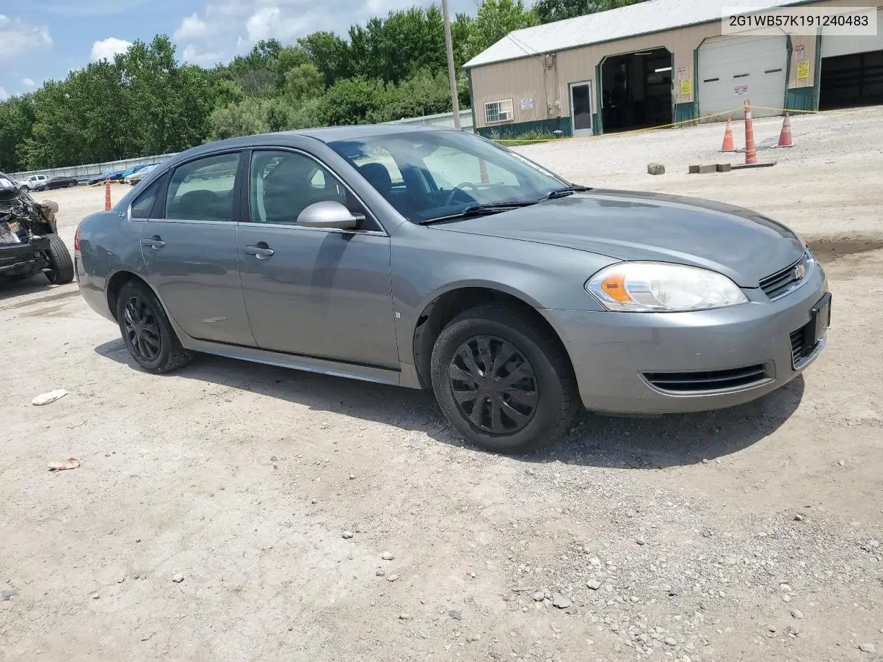 2009 Chevrolet Impala Ls VIN: 2G1WB57K191240483 Lot: 62611455