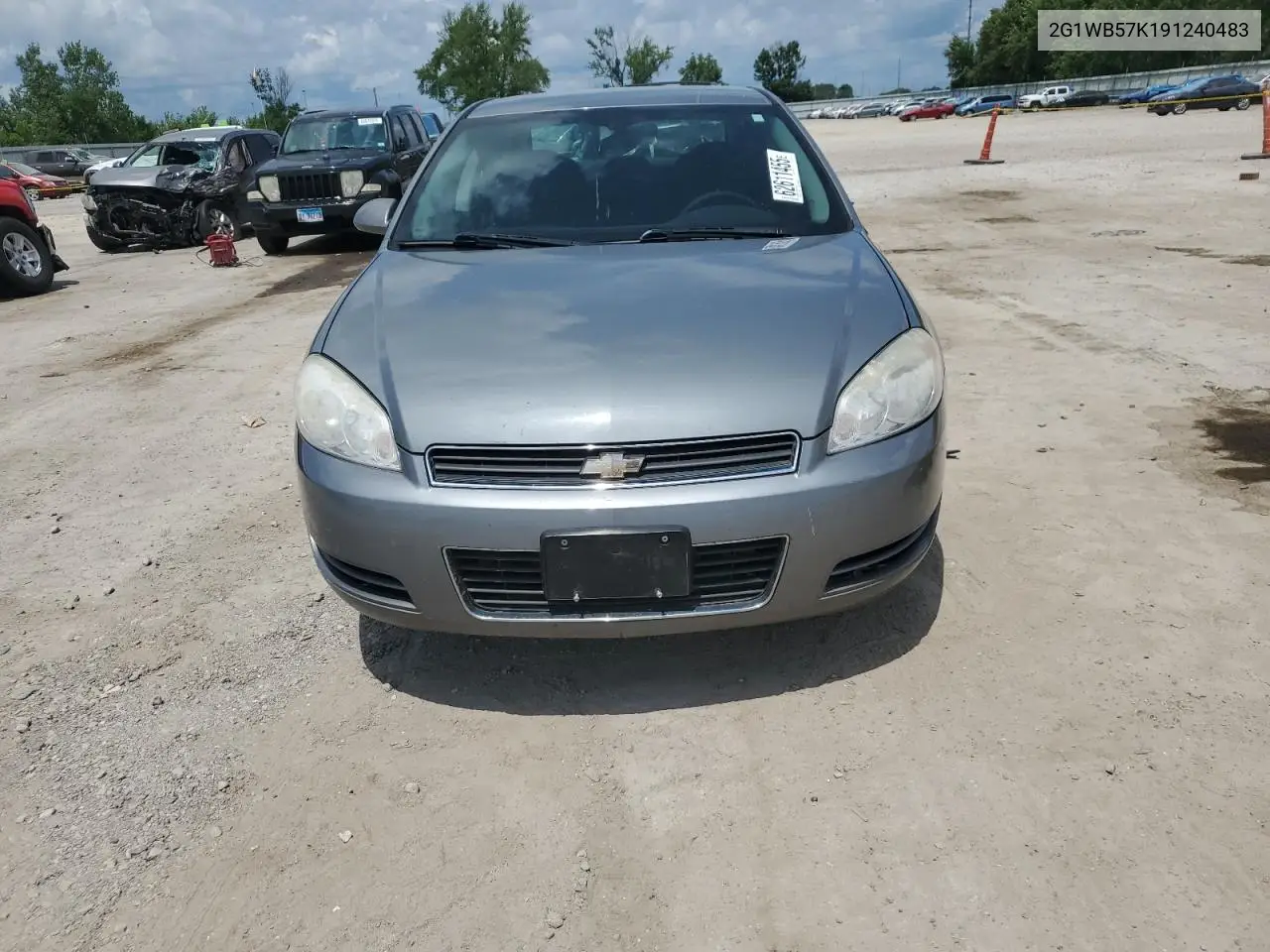 2009 Chevrolet Impala Ls VIN: 2G1WB57K191240483 Lot: 62611455