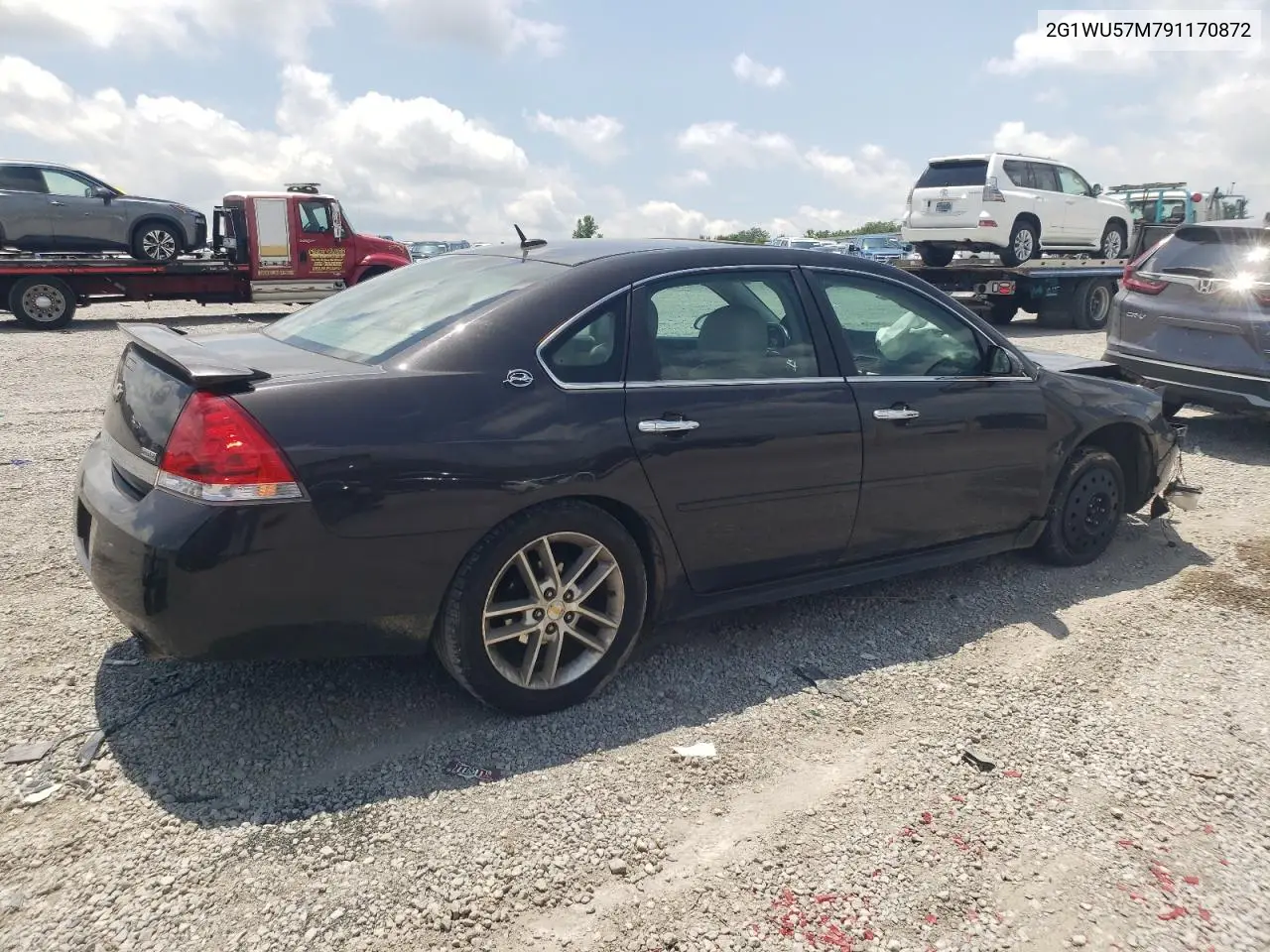 2009 Chevrolet Impala Ltz VIN: 2G1WU57M791170872 Lot: 62793715