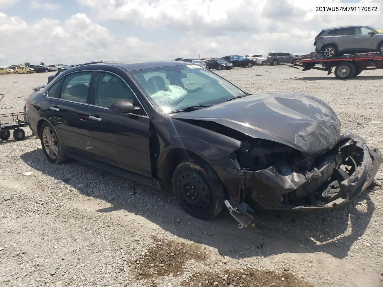 2009 Chevrolet Impala Ltz VIN: 2G1WU57M791170872 Lot: 62793715