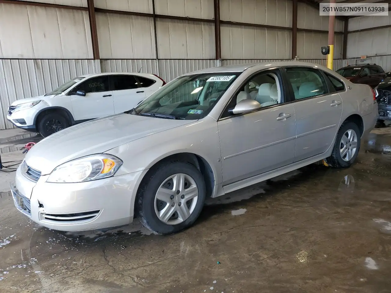 2009 Chevrolet Impala Ls VIN: 2G1WB57N091163938 Lot: 62882105