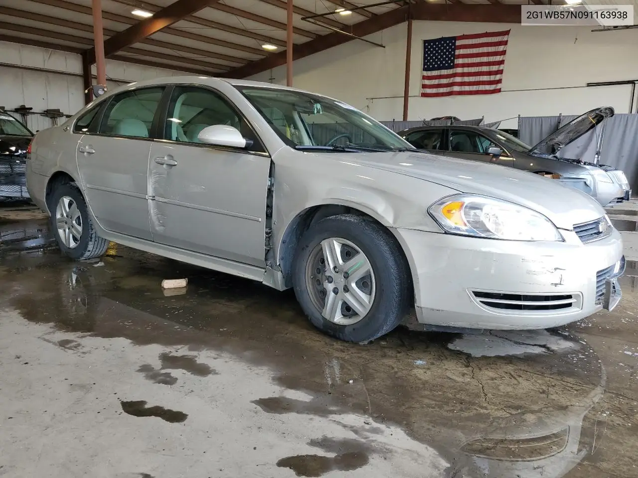 2009 Chevrolet Impala Ls VIN: 2G1WB57N091163938 Lot: 62882105