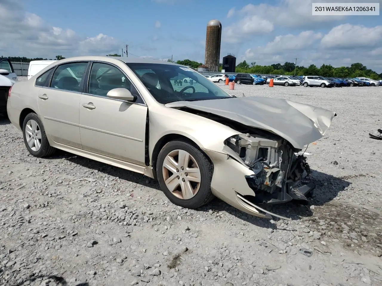 2010 Chevrolet Impala Ls VIN: 2G1WA5EK6A1206341 Lot: 56897155