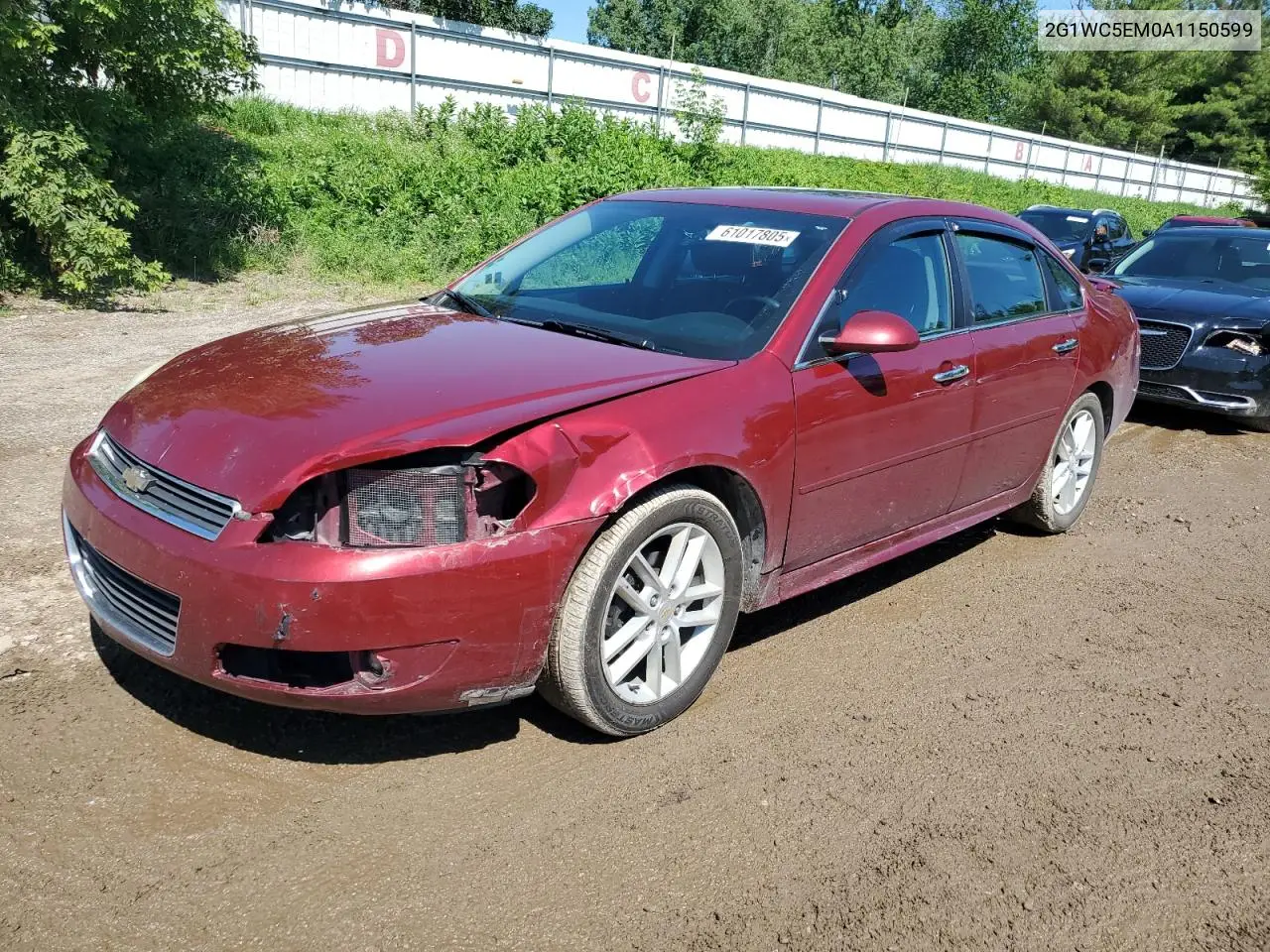 2010 Chevrolet Impala Ltz VIN: 2G1WC5EM0A1150599 Lot: 61017805