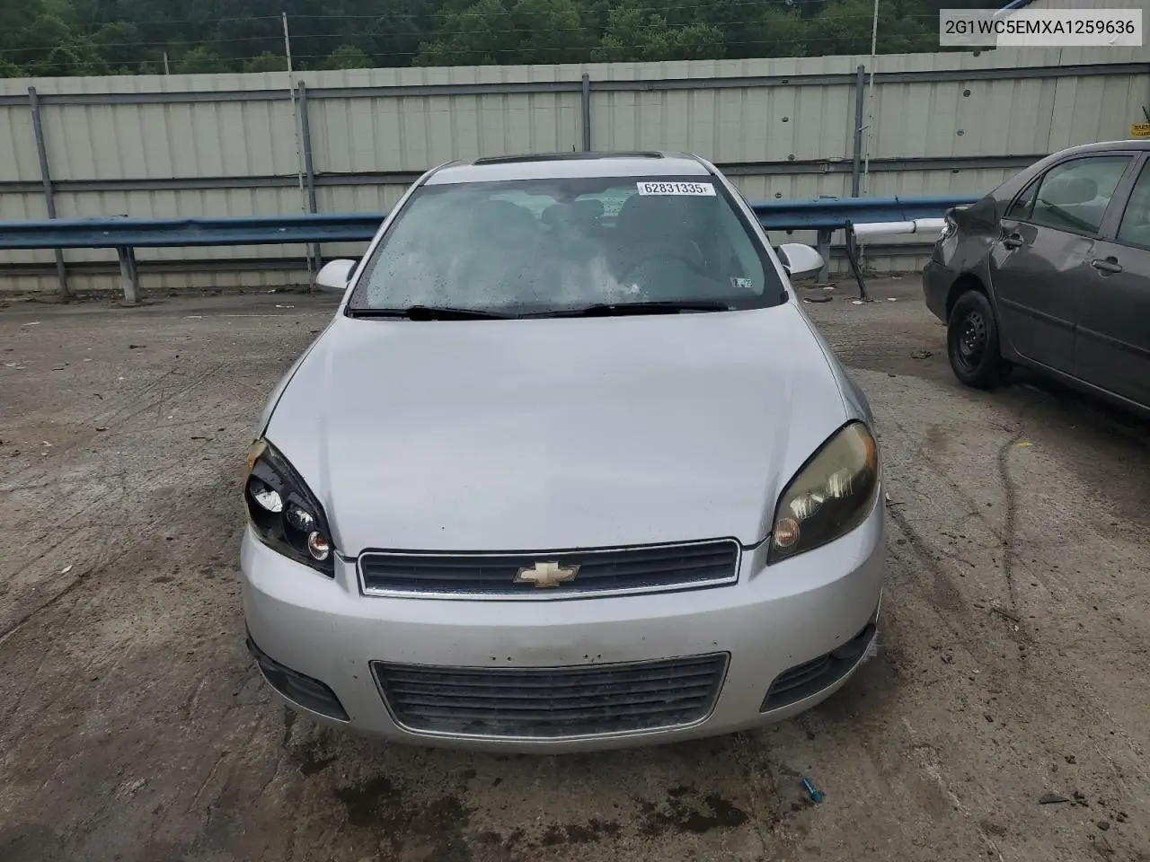2010 Chevrolet Impala Ltz VIN: 2G1WC5EMXA1259636 Lot: 62831335