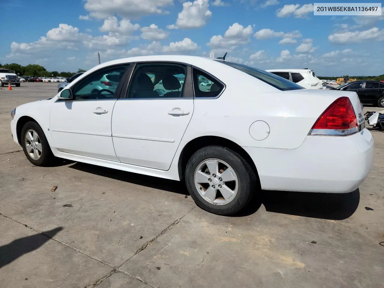 2010 Chevrolet Impala Lt VIN: 2G1WB5EK8A1136497 Lot: 63037415