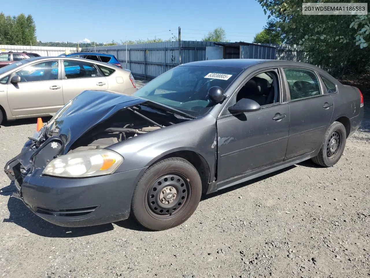 2010 Chevrolet Impala Police VIN: 2G1WD5EM4A1186583 Lot: 63038805