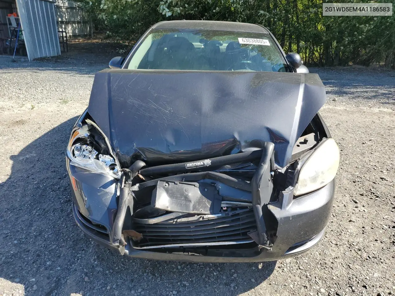 2010 Chevrolet Impala Police VIN: 2G1WD5EM4A1186583 Lot: 63038805