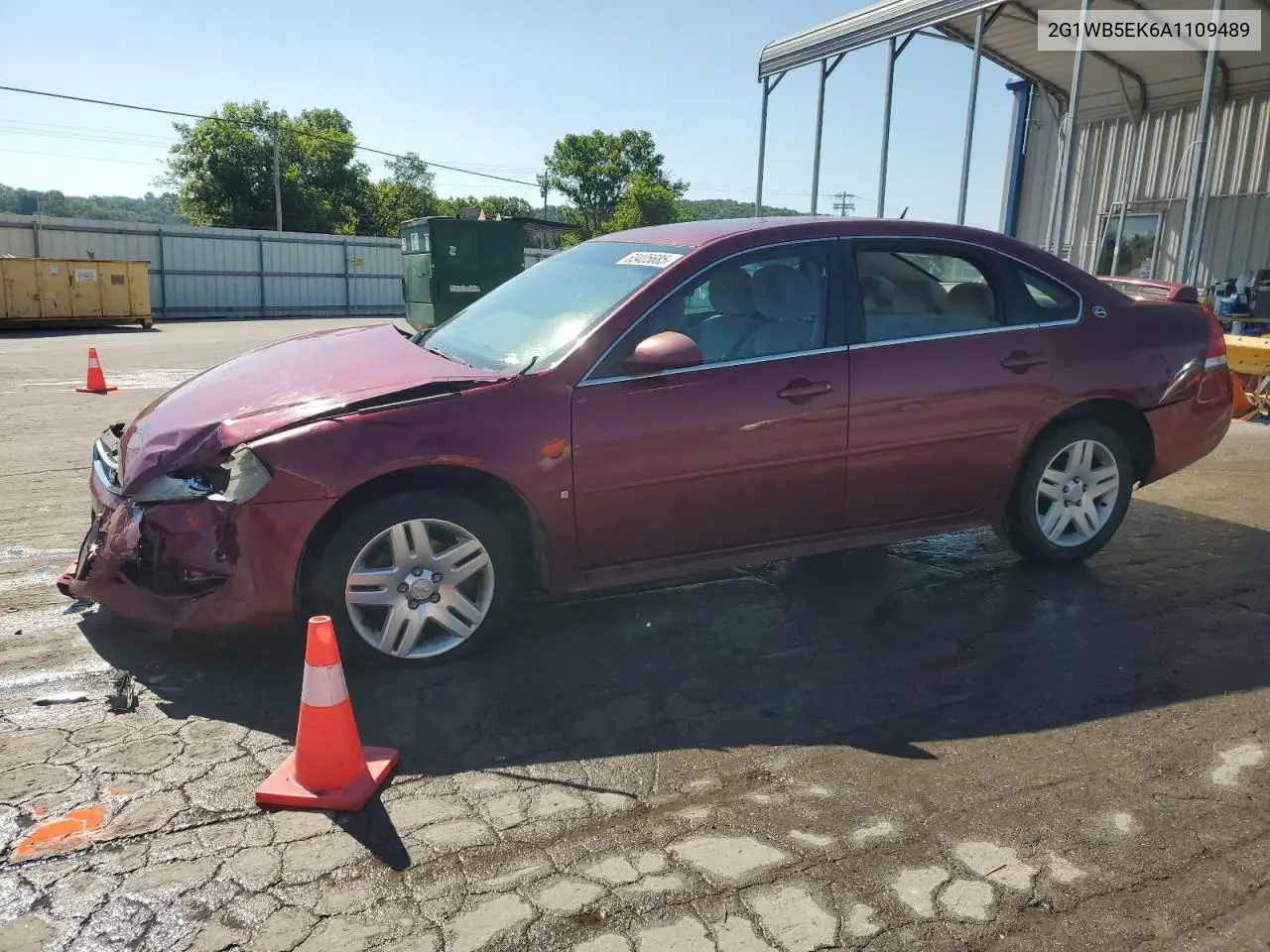 2010 Chevrolet Impala Lt VIN: 2G1WB5EK6A1109489 Lot: 63405685