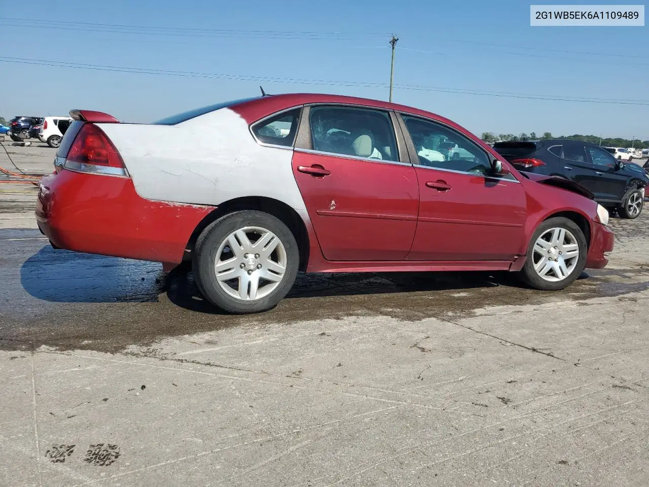 2010 Chevrolet Impala Lt VIN: 2G1WB5EK6A1109489 Lot: 63405685