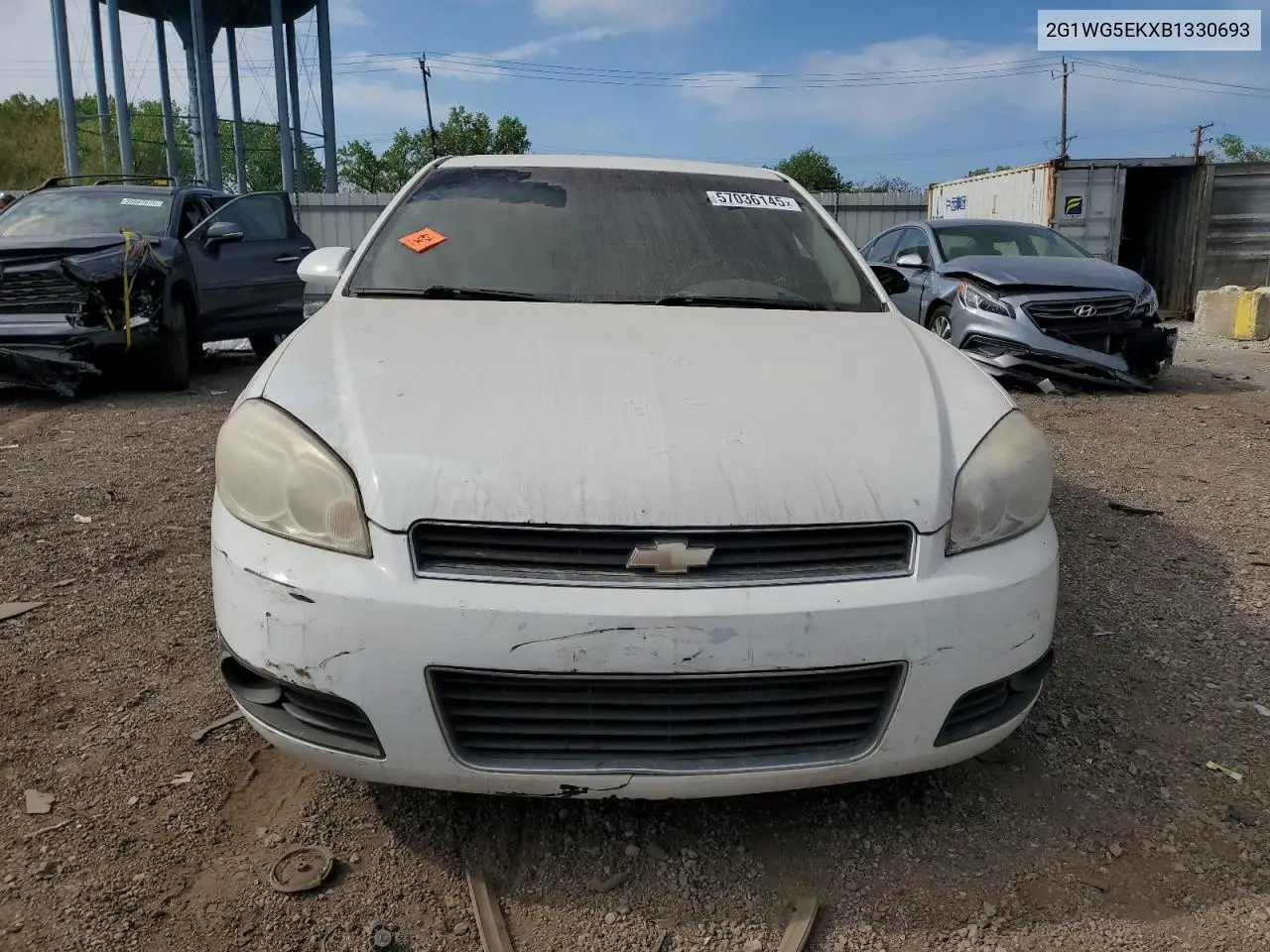 2011 Chevrolet Impala Lt VIN: 2G1WG5EKXB1330693 Lot: 57036145