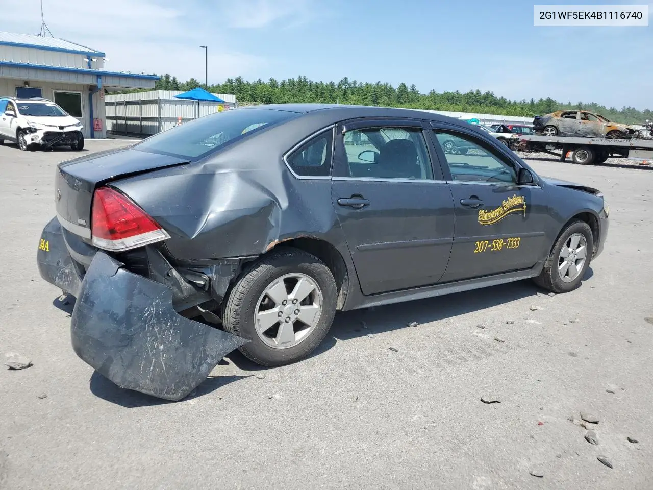2011 Chevrolet Impala Ls VIN: 2G1WF5EK4B1116740 Lot: 61762505