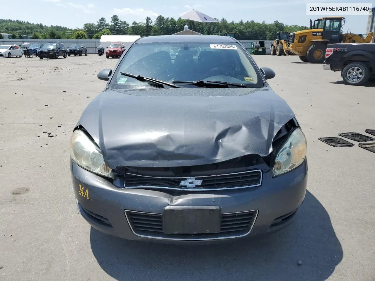 2011 Chevrolet Impala Ls VIN: 2G1WF5EK4B1116740 Lot: 61762505