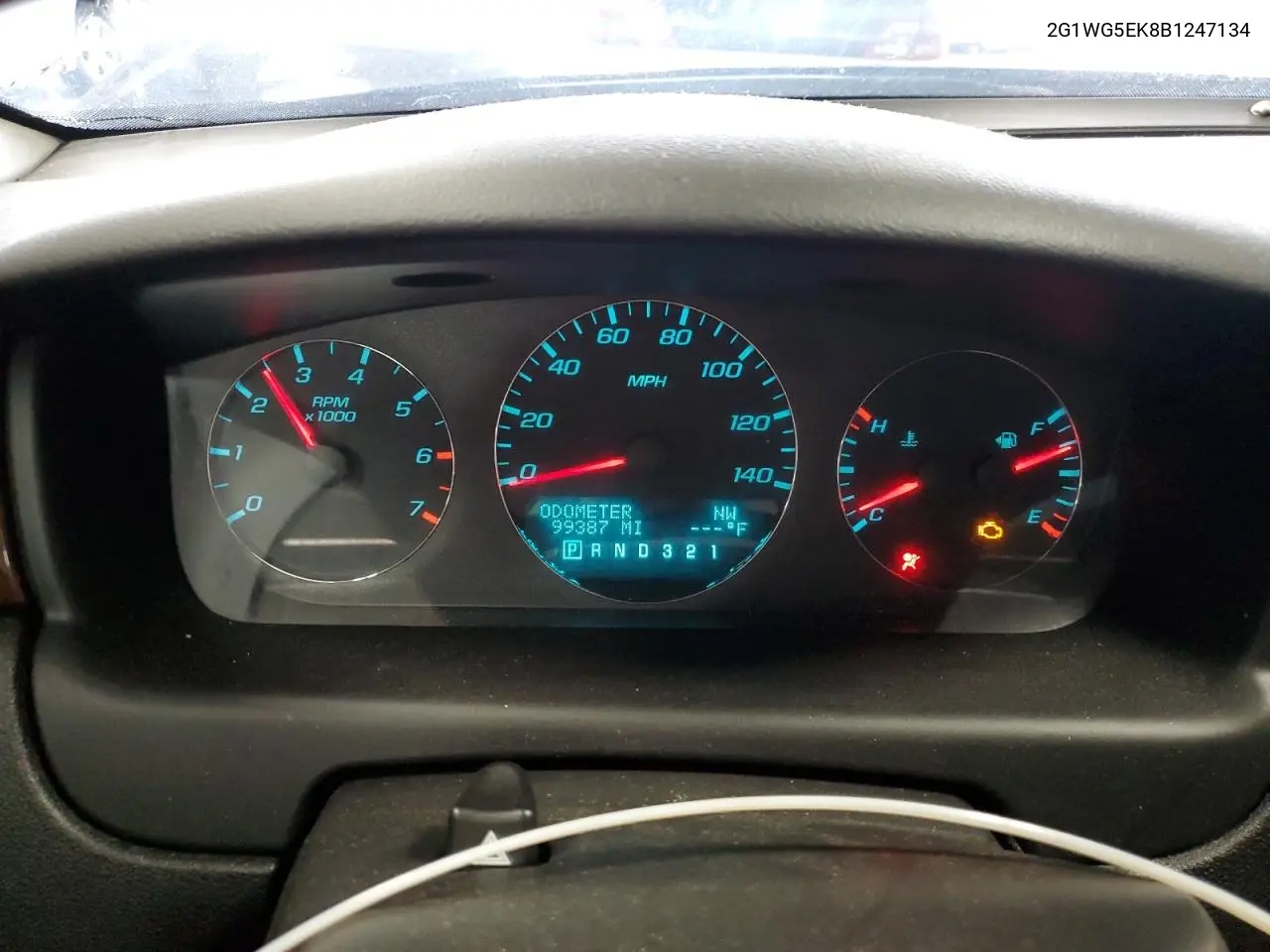 2011 Chevrolet Impala Lt VIN: 2G1WG5EK8B1247134 Lot: 62267665