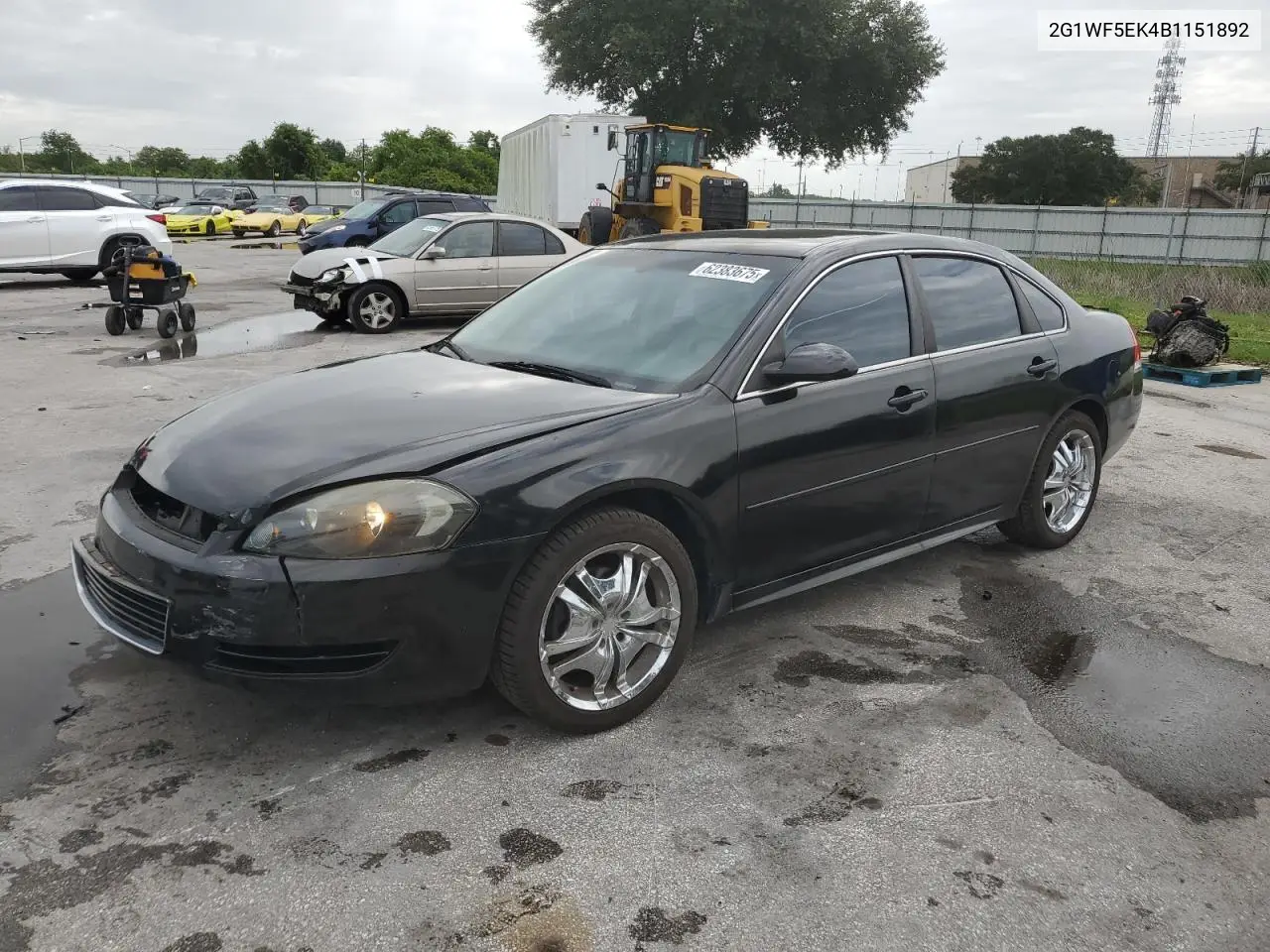 2011 Chevrolet Impala Ls VIN: 2G1WF5EK4B1151892 Lot: 62383675