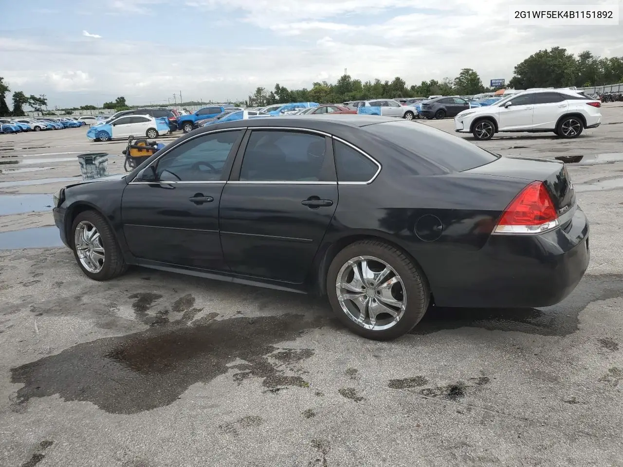 2011 Chevrolet Impala Ls VIN: 2G1WF5EK4B1151892 Lot: 62383675