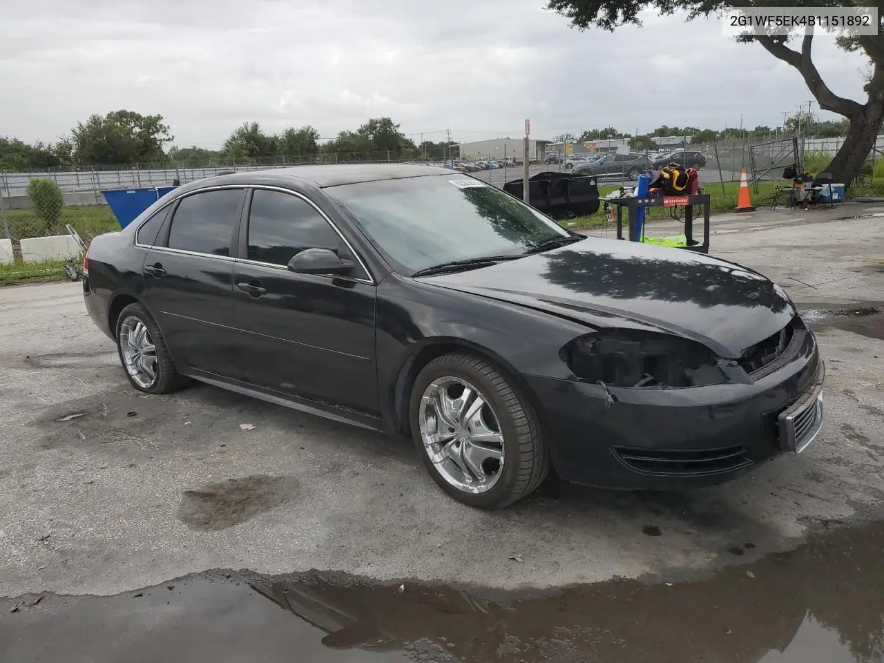 2011 Chevrolet Impala Ls VIN: 2G1WF5EK4B1151892 Lot: 62383675