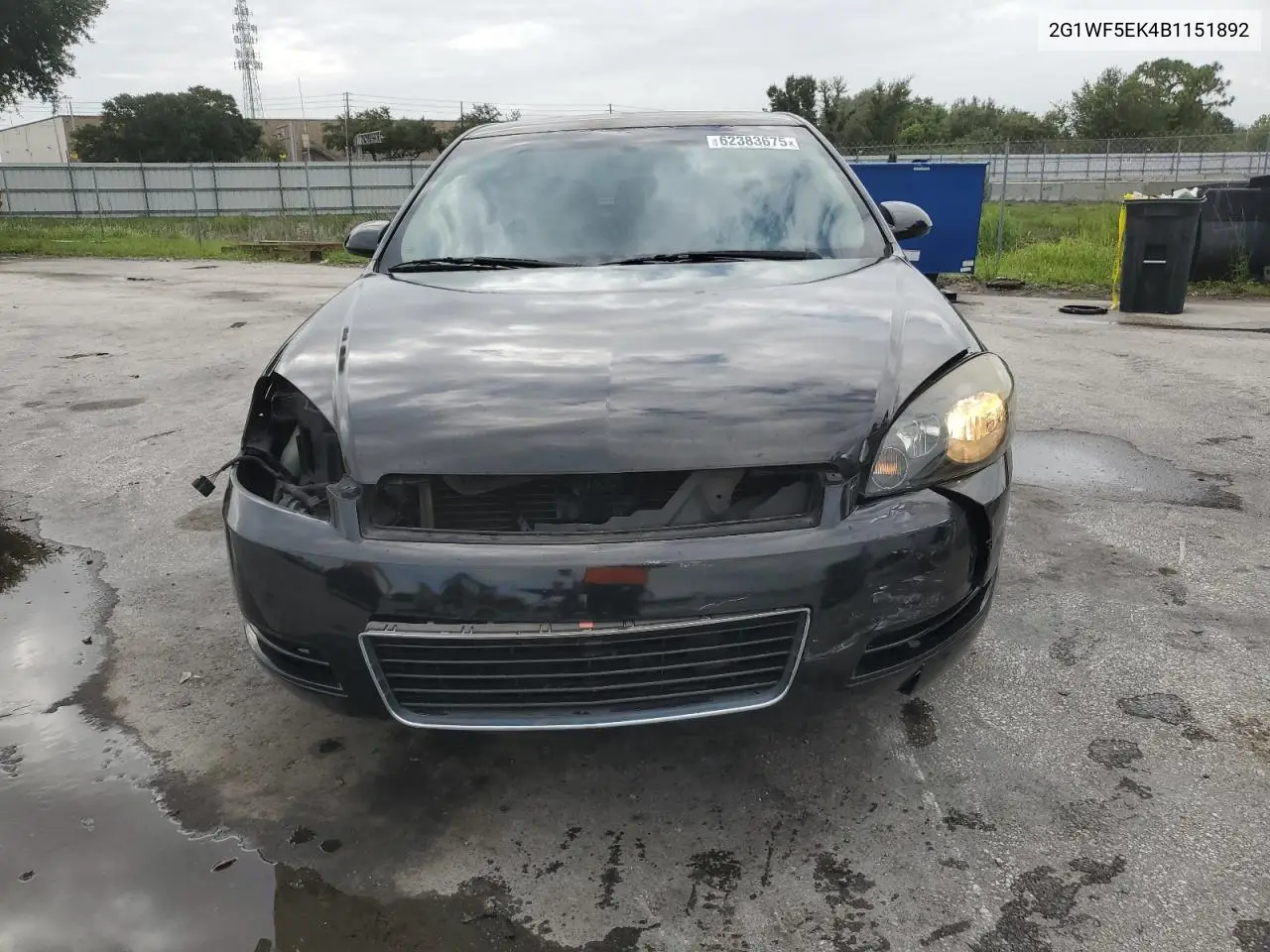 2011 Chevrolet Impala Ls VIN: 2G1WF5EK4B1151892 Lot: 62383675