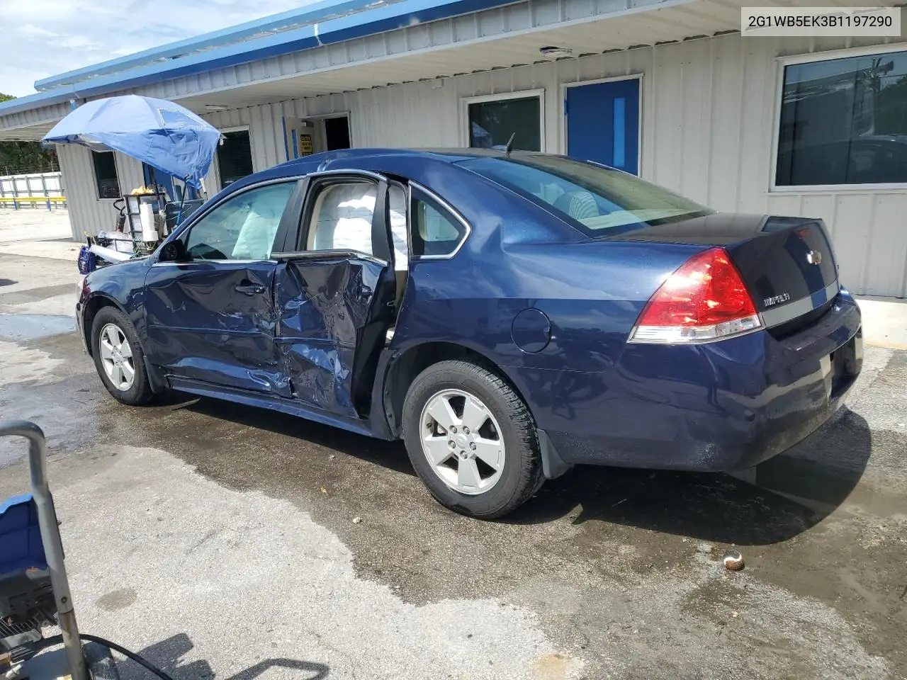 2011 Chevrolet Impala Lt VIN: 2G1WB5EK3B1197290 Lot: 62813905