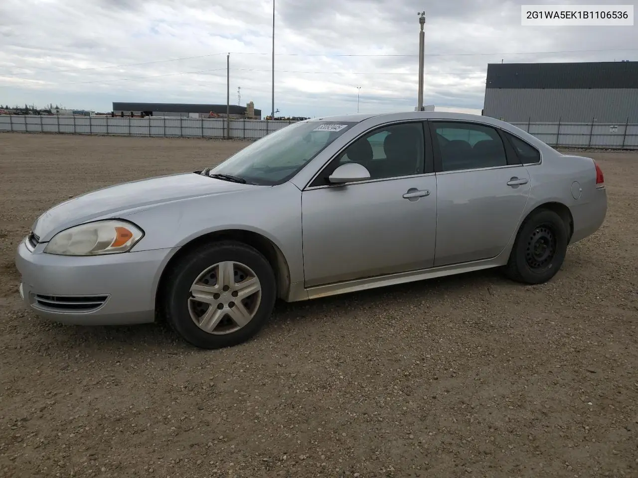 2011 Chevrolet Impala Ls VIN: 2G1WA5EK1B1106536 Lot: 63092445