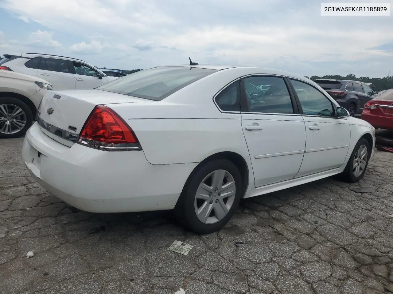 2011 Chevrolet Impala Ls VIN: 2G1WA5EK4B1185829 Lot: 63288315