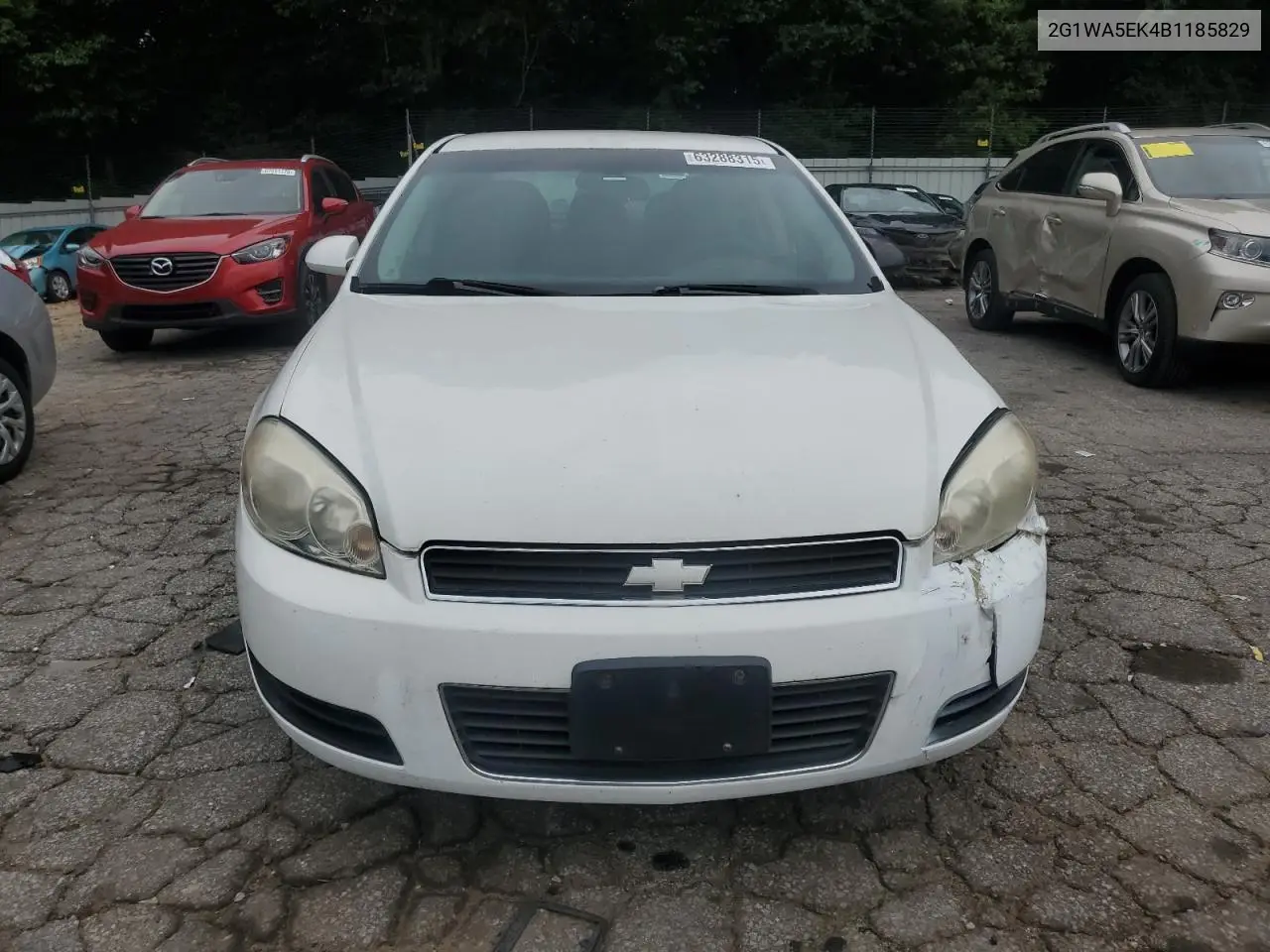 2011 Chevrolet Impala Ls VIN: 2G1WA5EK4B1185829 Lot: 63288315
