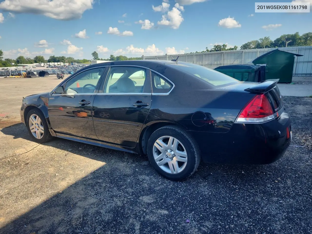 2011 Chevrolet Impala Lt VIN: 2G1WG5EK0B1161798 Lot: 63365675