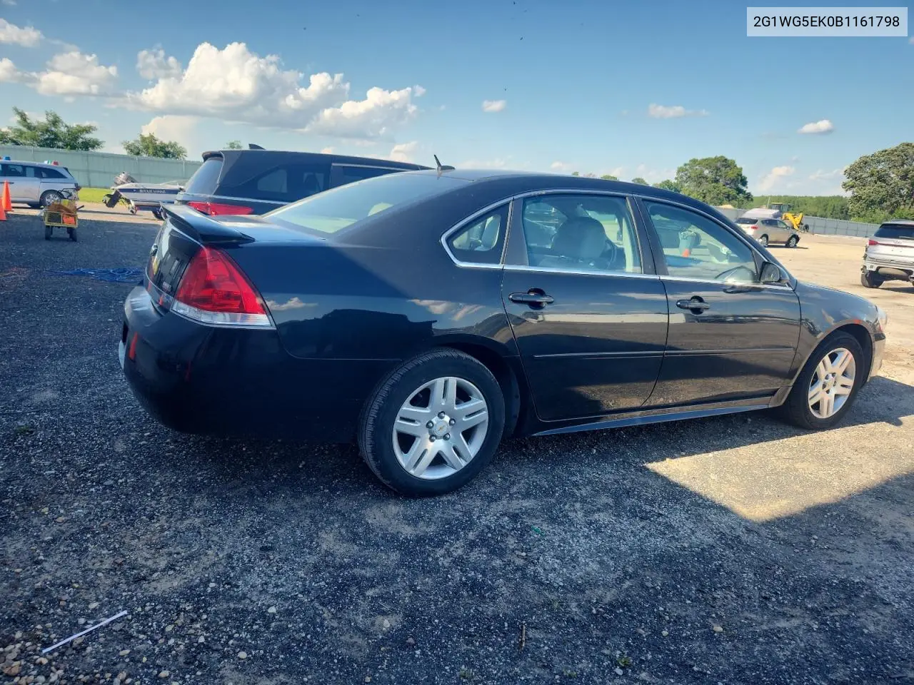 2011 Chevrolet Impala Lt VIN: 2G1WG5EK0B1161798 Lot: 63365675