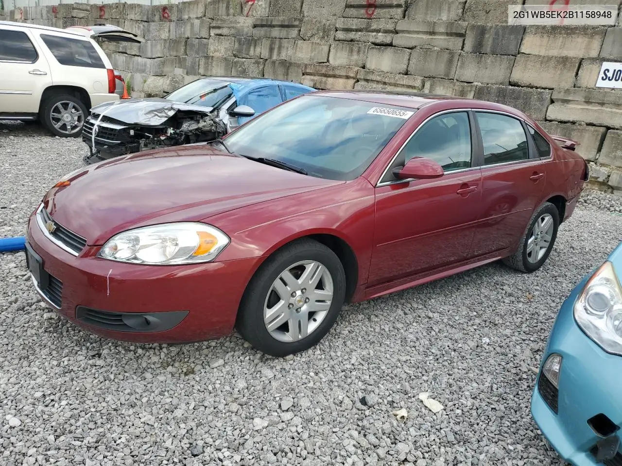 2G1WB5EK2B1158948 2011 Chevrolet Impala Lt