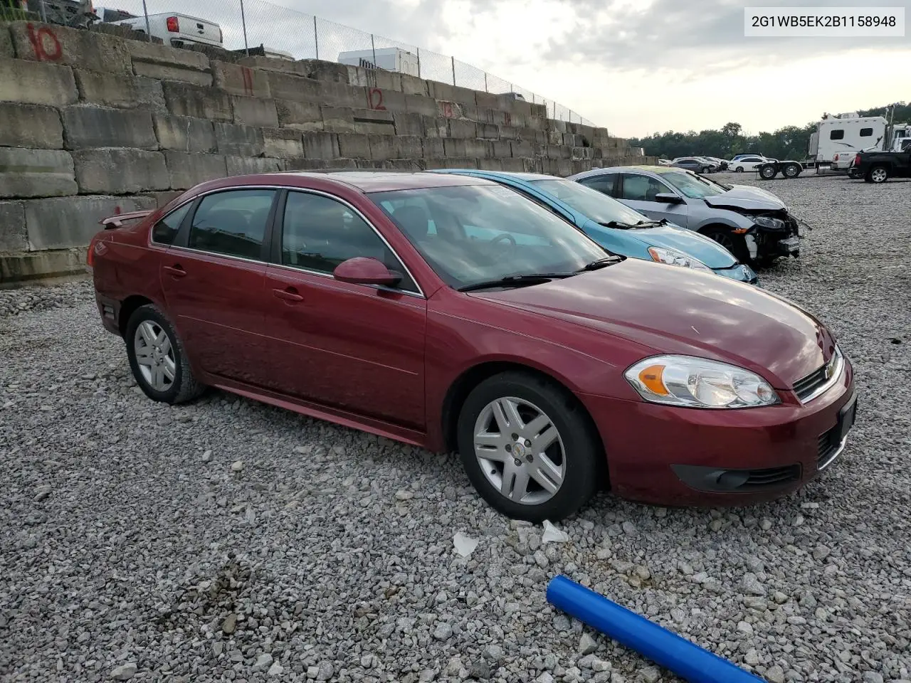 2G1WB5EK2B1158948 2011 Chevrolet Impala Lt