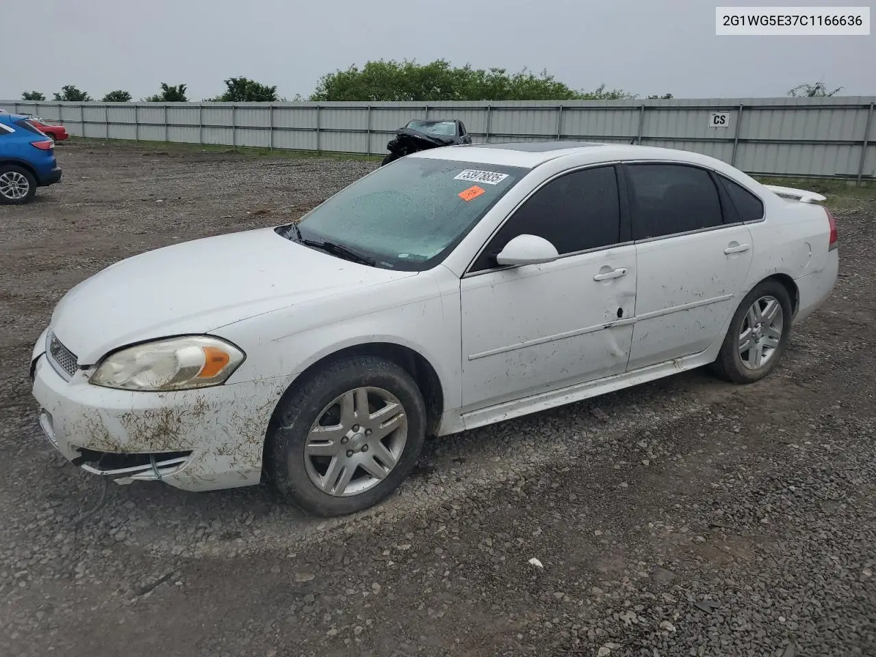 2012 Chevrolet Impala Lt VIN: 2G1WG5E37C1166636 Lot: 53978835