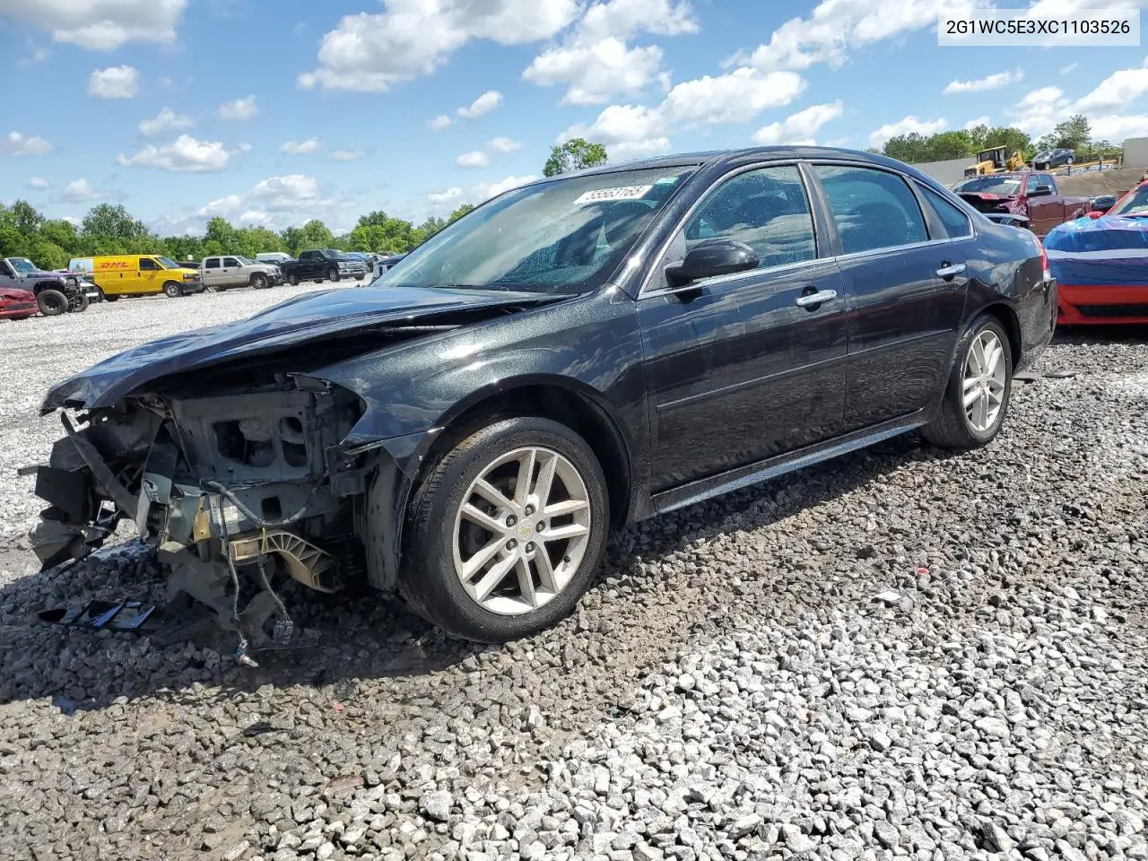2012 Chevrolet Impala Ltz VIN: 2G1WC5E3XC1103526 Lot: 55563165