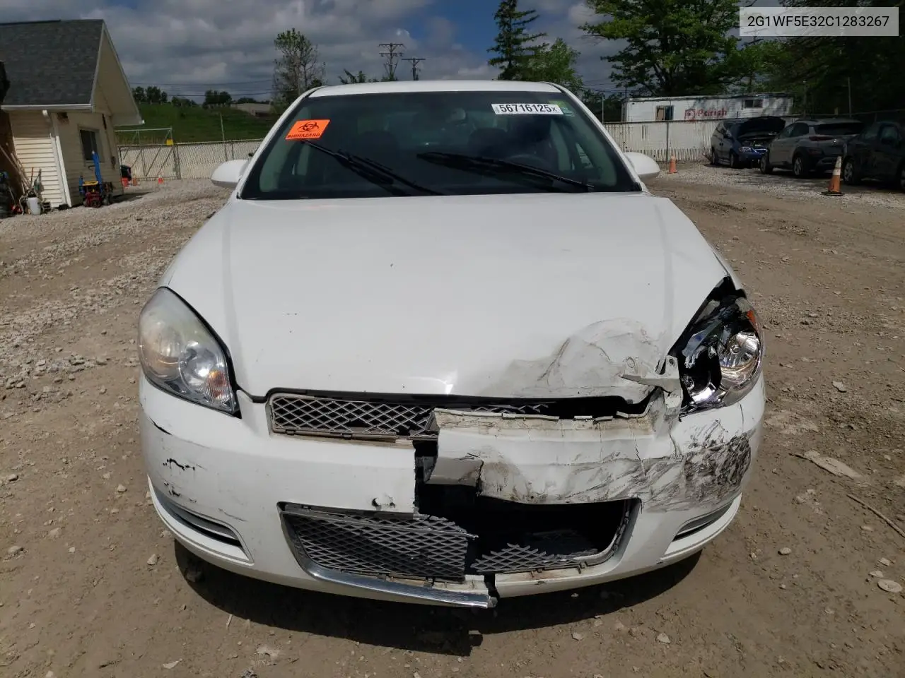 2012 Chevrolet Impala Ls VIN: 2G1WF5E32C1283267 Lot: 56716125
