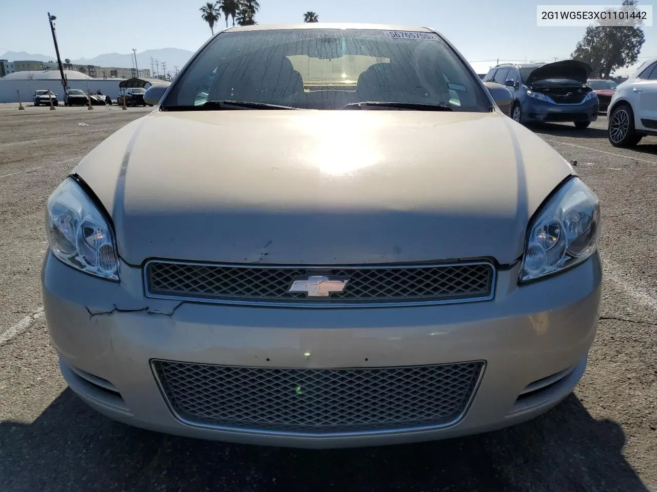 2012 Chevrolet Impala Lt VIN: 2G1WG5E3XC1101442 Lot: 56765755