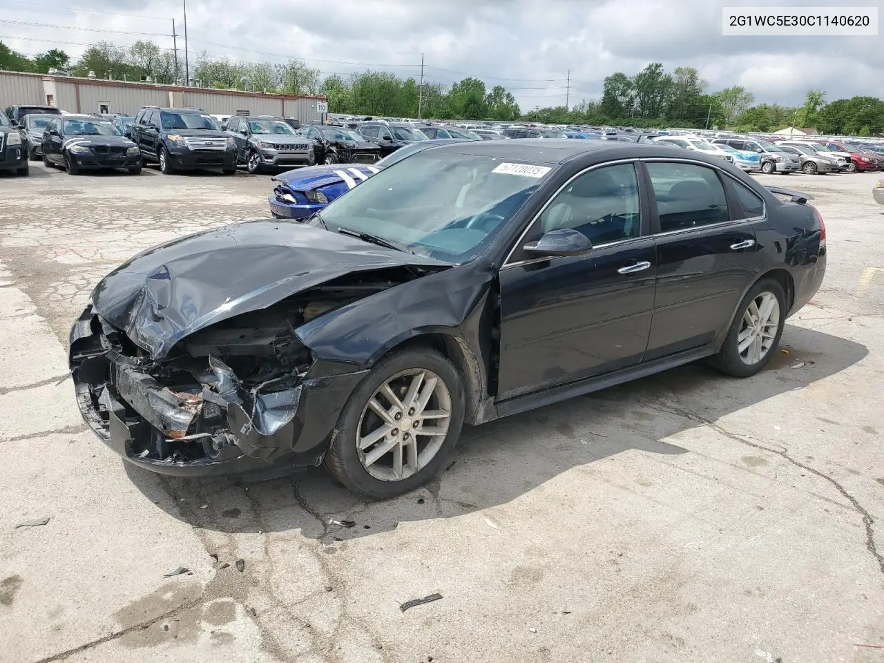 2012 Chevrolet Impala Ltz VIN: 2G1WC5E30C1140620 Lot: 57120035
