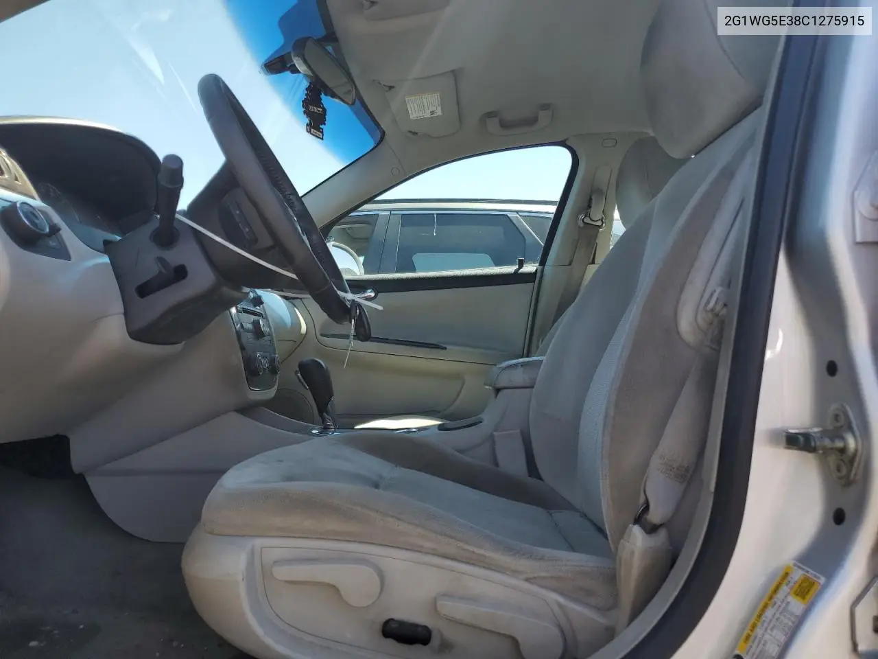 2012 Chevrolet Impala Lt VIN: 2G1WG5E38C1275915 Lot: 62567015