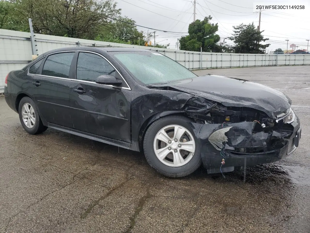 2012 Chevrolet Impala Ls VIN: 2G1WF5E30C1149258 Lot: 62842275