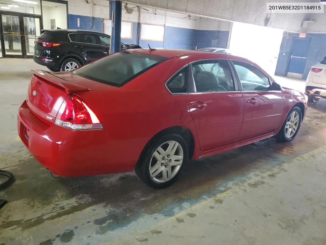2013 Chevrolet Impala Lt VIN: 2G1WB5E32D1184915 Lot: 56837685