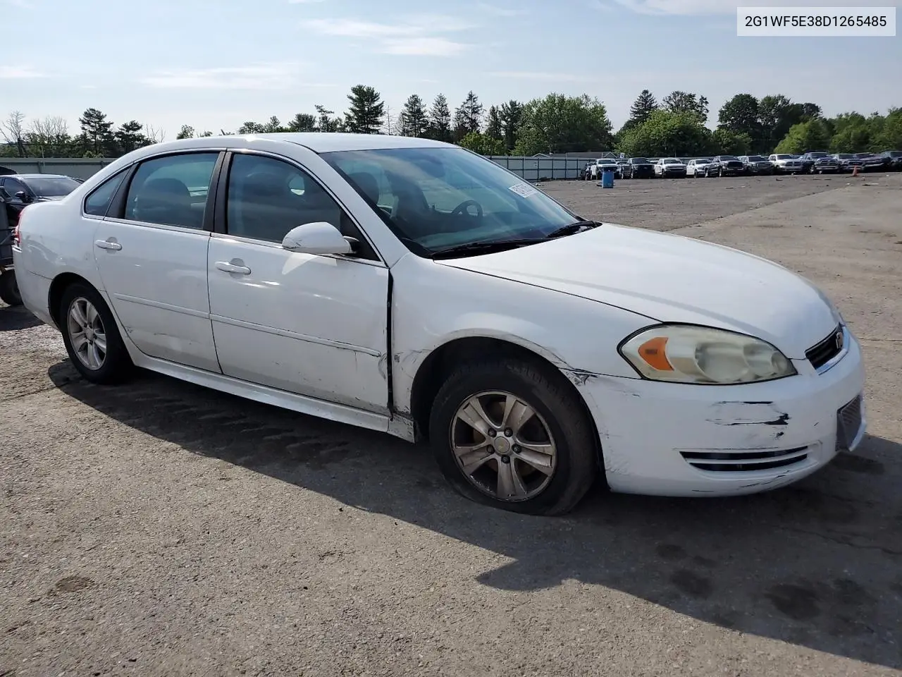 2013 Chevrolet Impala Ls VIN: 2G1WF5E38D1265485 Lot: 62475085