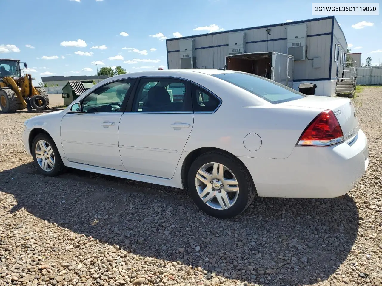 2013 Chevrolet Impala Lt VIN: 2G1WG5E36D1119020 Lot: 62772535