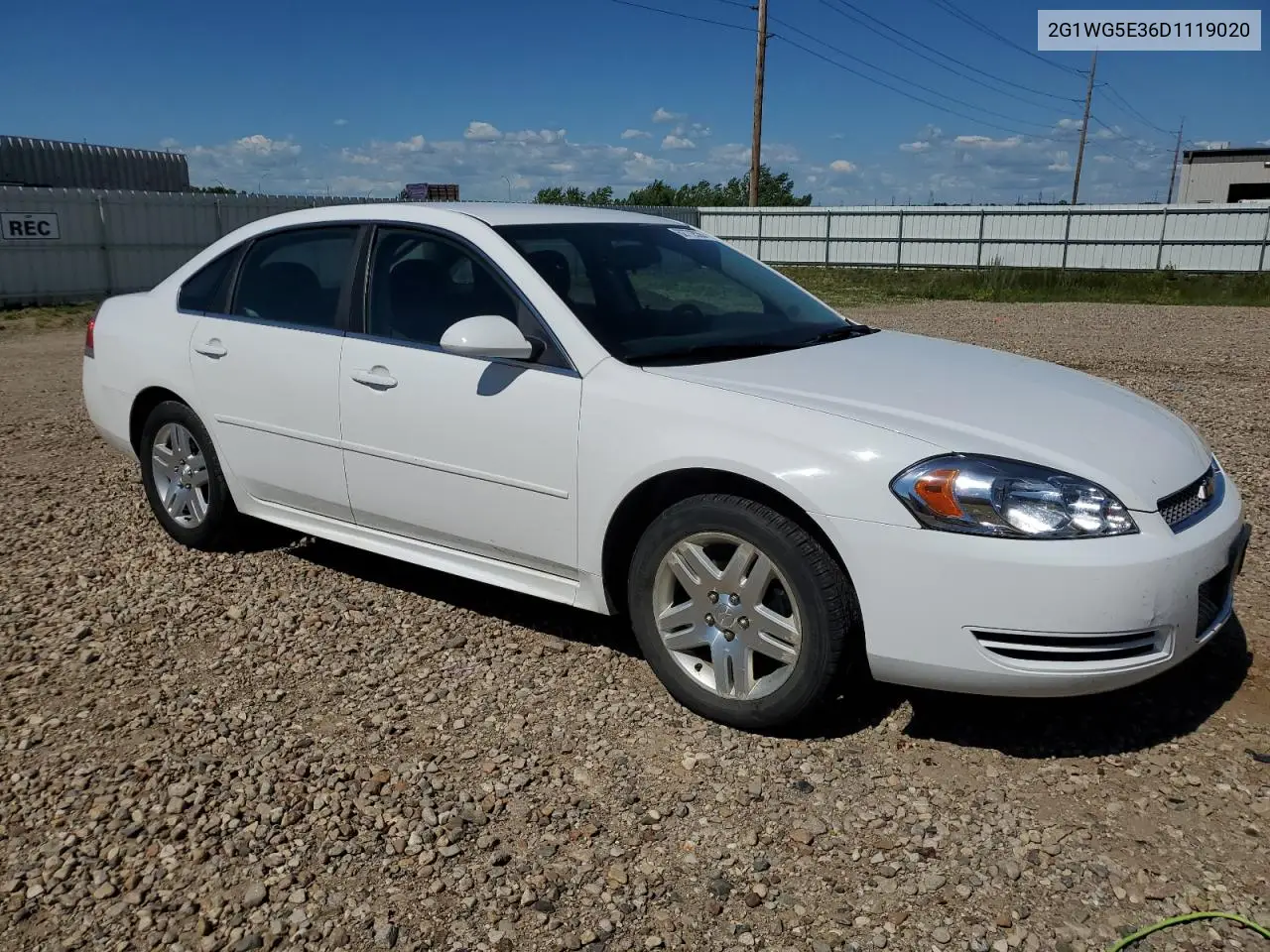 2013 Chevrolet Impala Lt VIN: 2G1WG5E36D1119020 Lot: 62772535