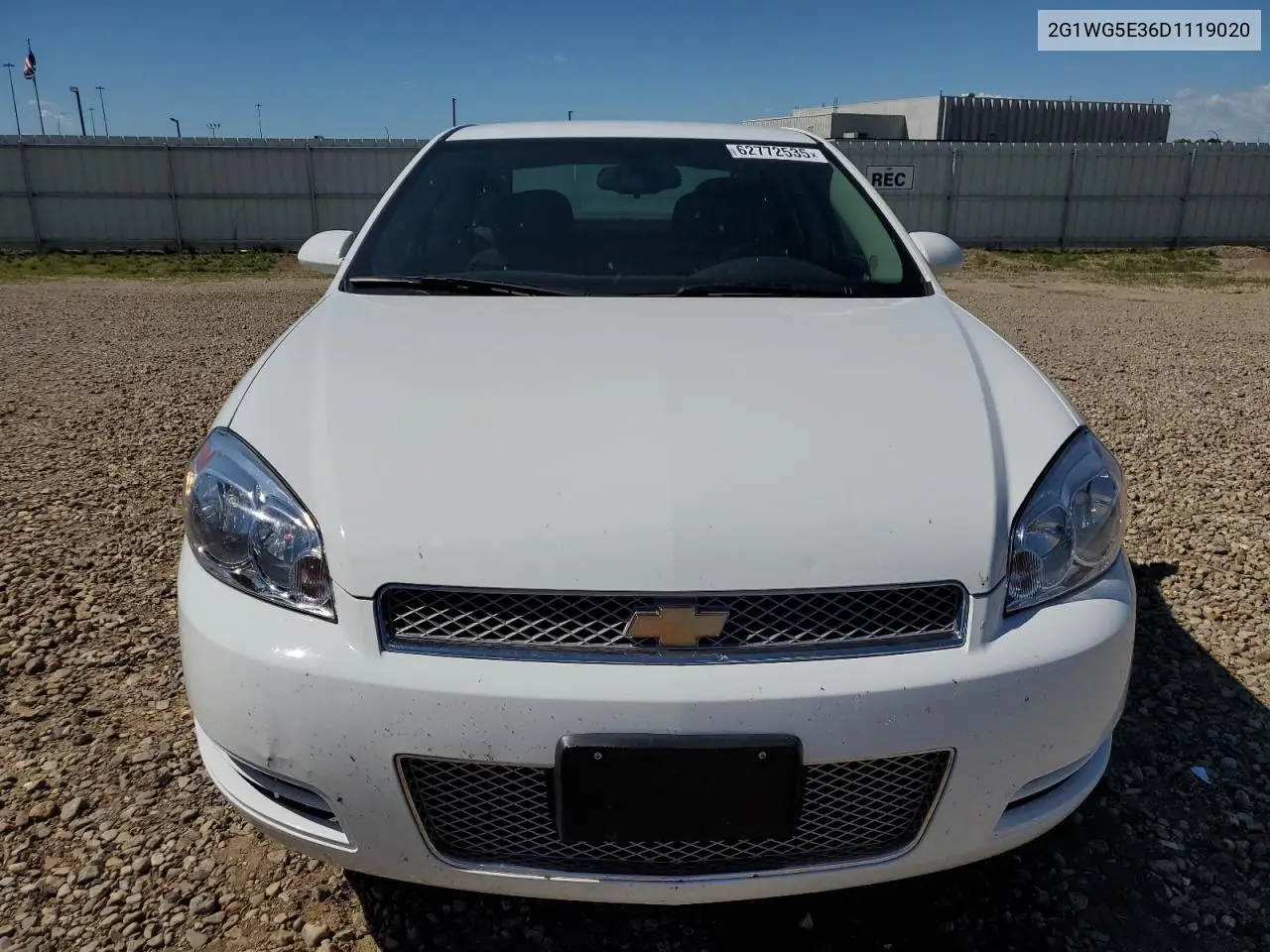 2013 Chevrolet Impala Lt VIN: 2G1WG5E36D1119020 Lot: 62772535