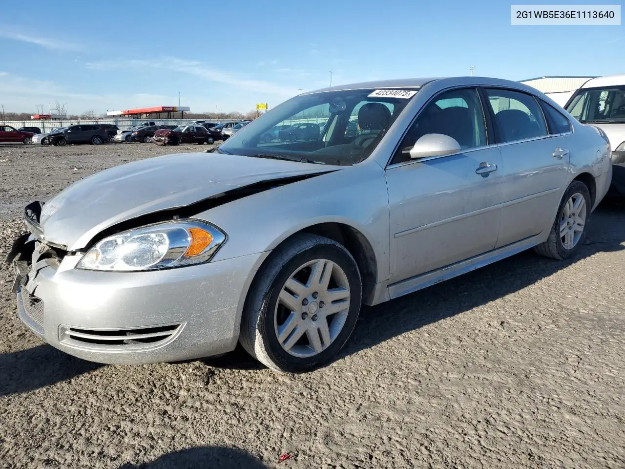 2014 Chevrolet Impala Limited Lt VIN: 2G1WB5E36E1113640 Lot: 42334075