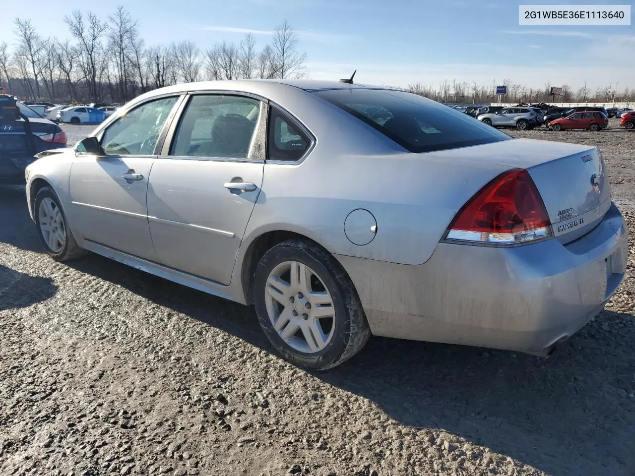 2014 Chevrolet Impala Limited Lt VIN: 2G1WB5E36E1113640 Lot: 42334075