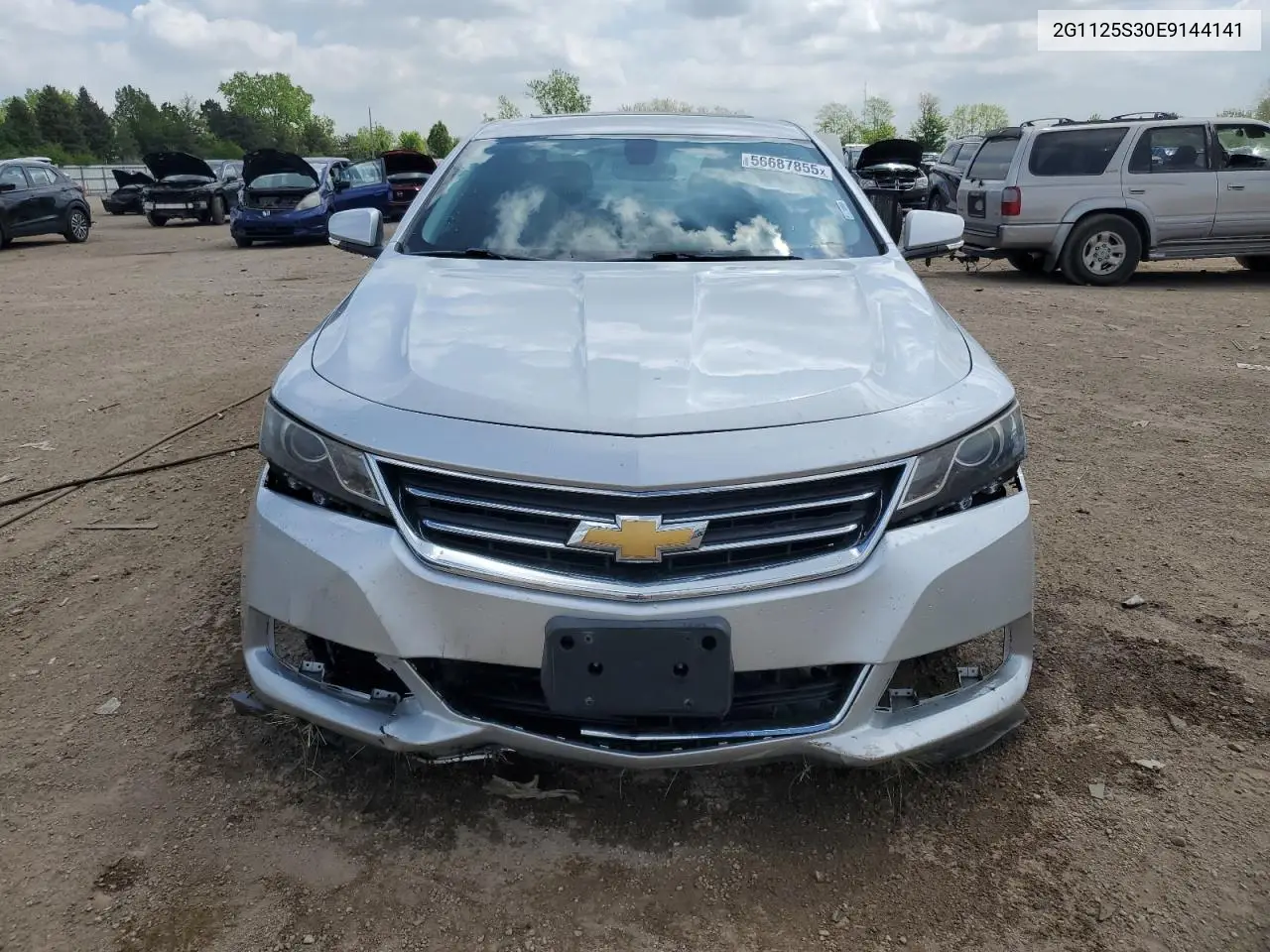 2014 Chevrolet Impala Lt VIN: 2G1125S30E9144141 Lot: 56687855